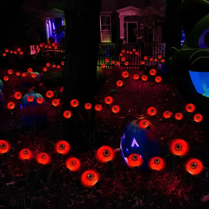Solar-Powered LED Garden Orbs Halloween Decor Lights