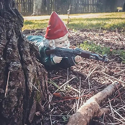 Spooky Halloween Gnome Statue Outdoor Garden Accent