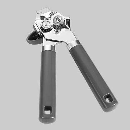 Stainless Steel Manual Can Opener with Built-In Bottle Opener - Kitchen Tool