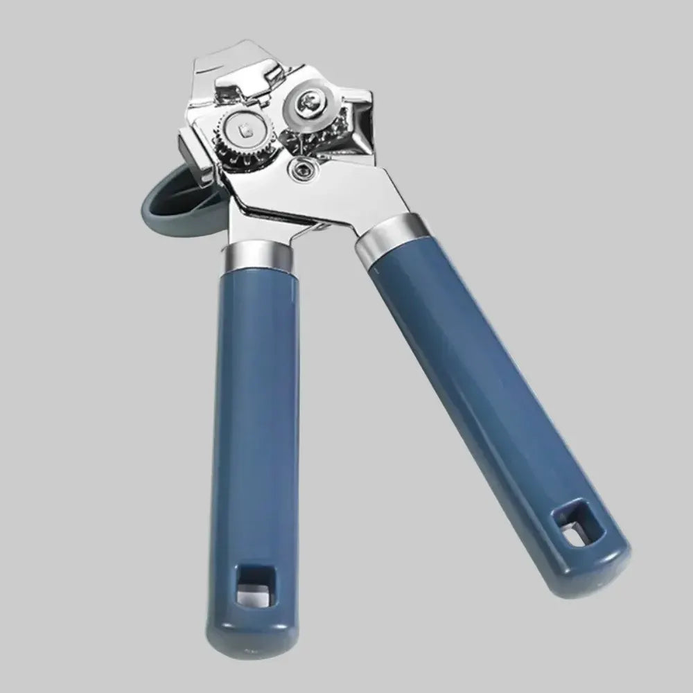Stainless Steel Manual Can Opener with Built-In Bottle Opener - Kitchen Tool