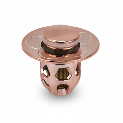 Stainless Steel Pop-Up Bathroom Sink Plug Anti-Clog Drain Stopper
