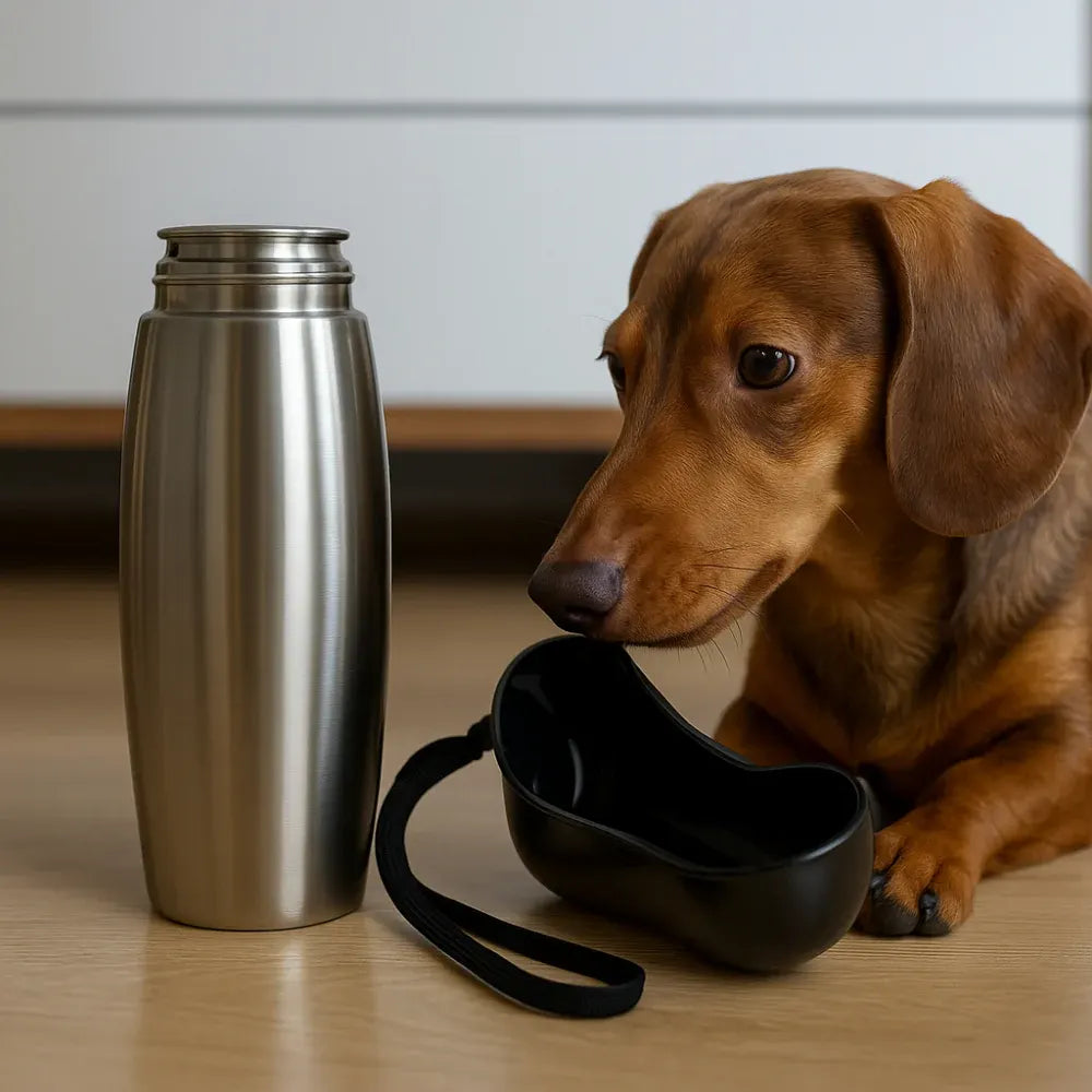 Stainless Steel Portable Pet Hydration Bottle for Travel