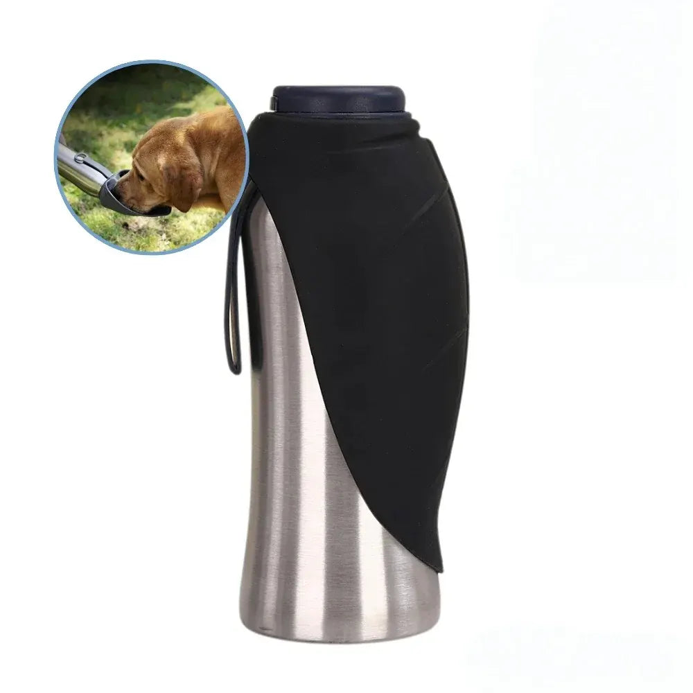 Stainless Steel Portable Pet Hydration Bottle for Travel
