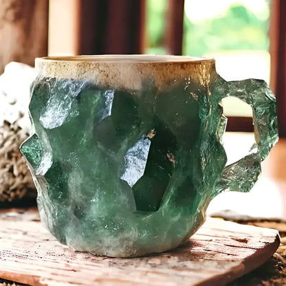 Stone-Textured Coffee Mug Decorative Drinkware