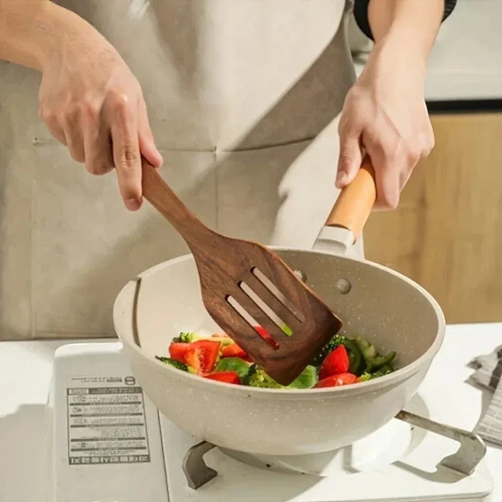 Teak Kitchen Utensil Collection