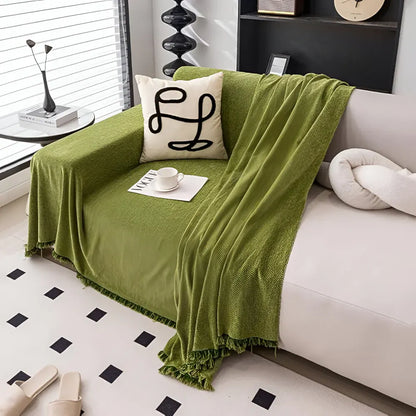 Textured Minimalist Couch Cover Furniture Protector