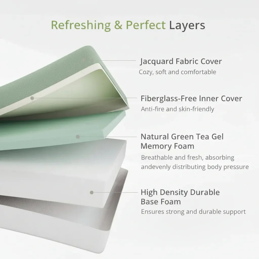 Twin Size Cooling Memory Foam Mattress for Supportive Restful Sleep