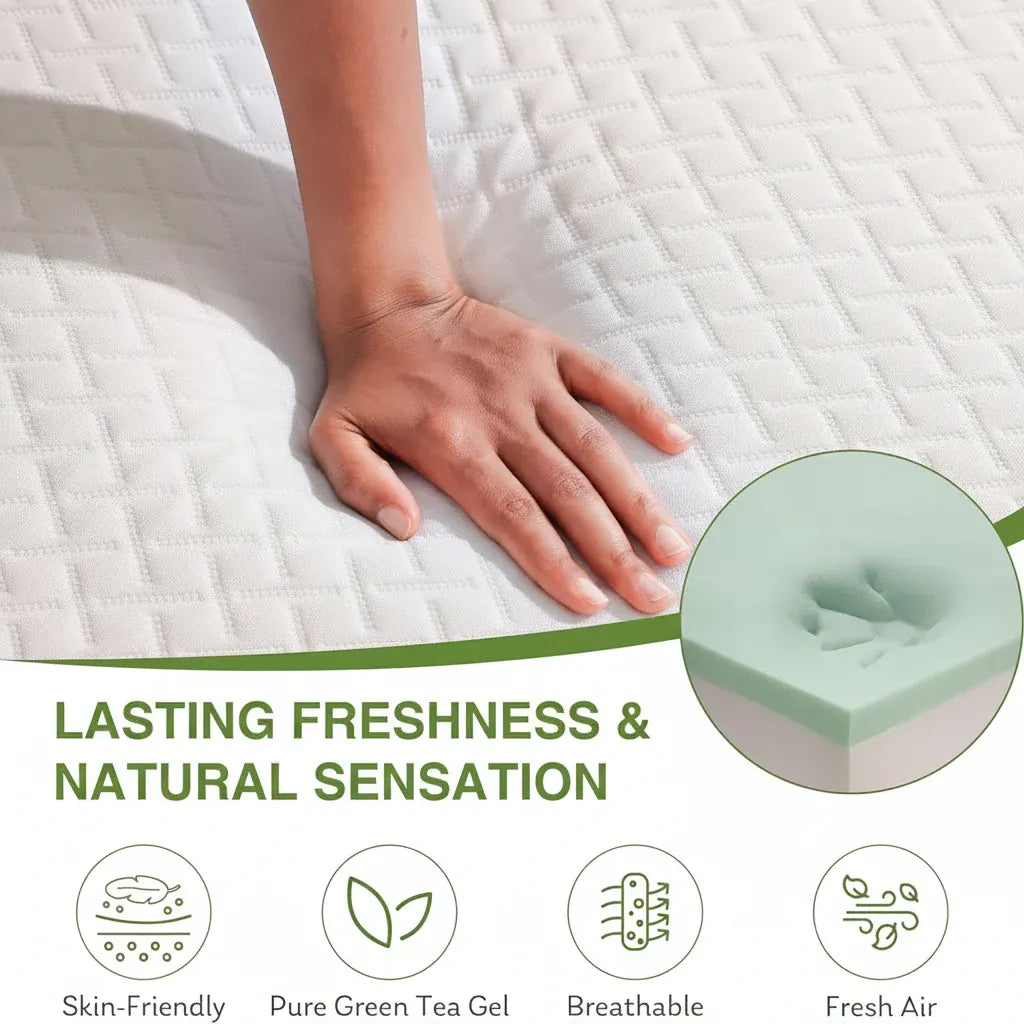 Twin Size Cooling Memory Foam Mattress for Supportive Restful Sleep