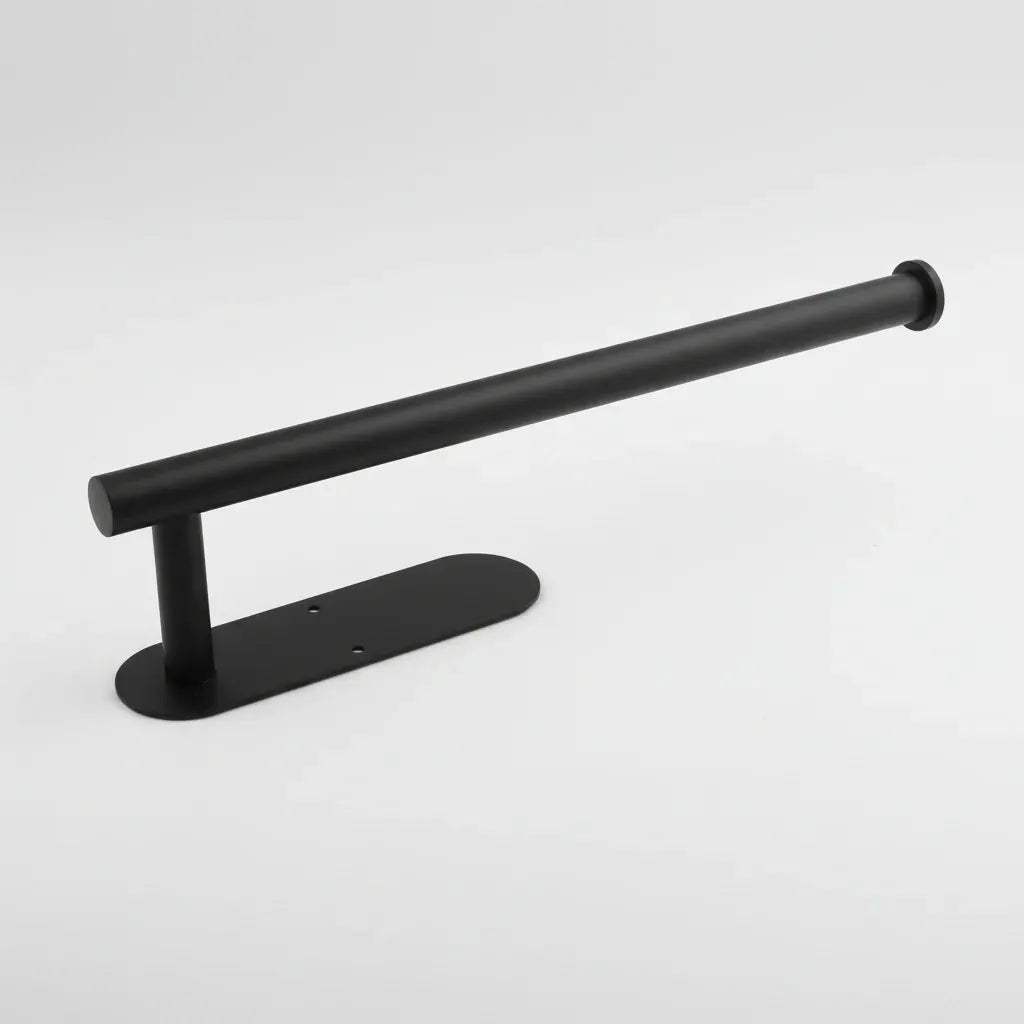 Under Cabinet Paper Towel Holder in Black Stainless Steel