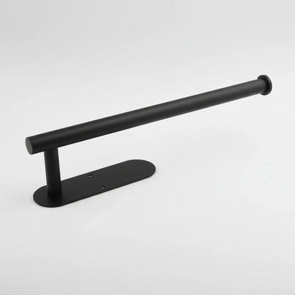 Under Cabinet Paper Towel Holder in Black Stainless Steel