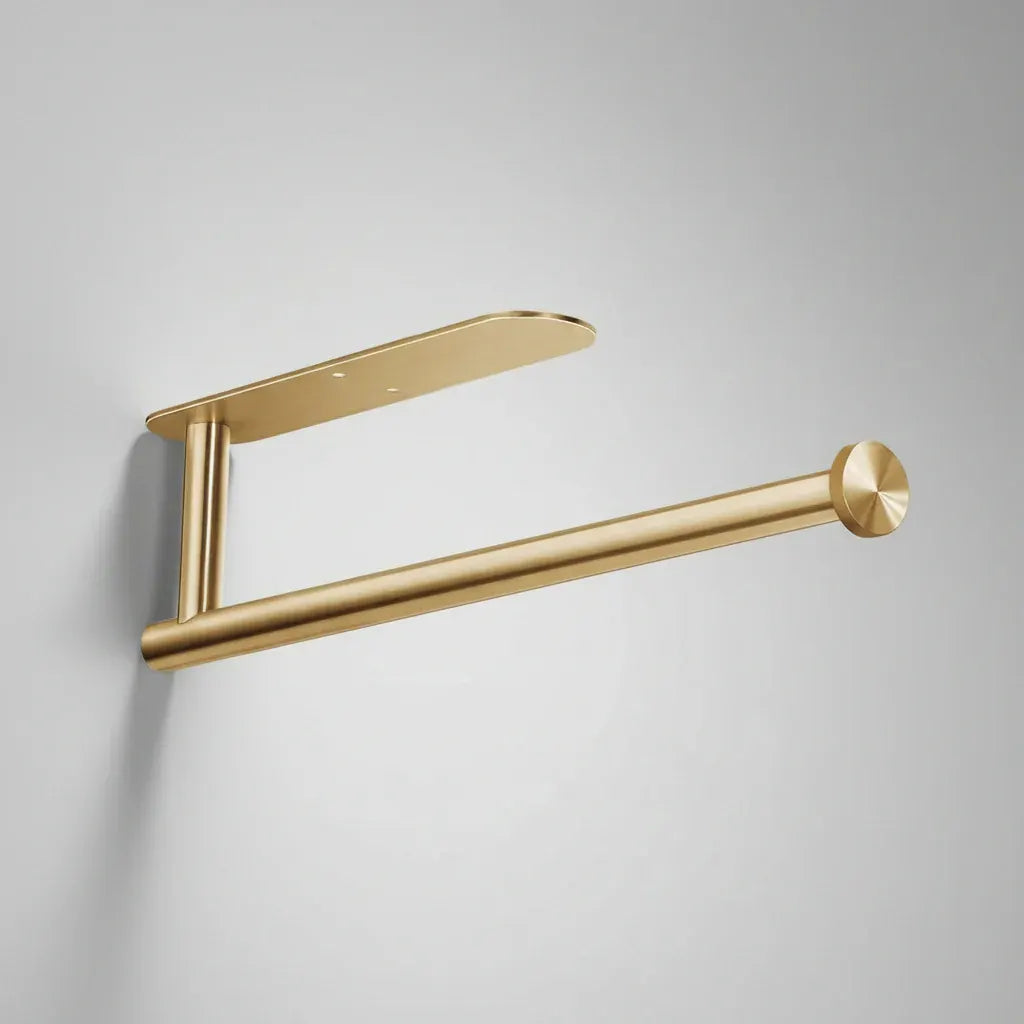 Under Cabinet Paper Towel Holder in Black Stainless Steel