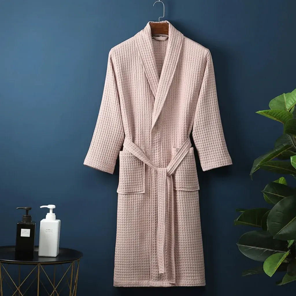 Unisex Plush Absorbent Dressing Gown Bathrobe