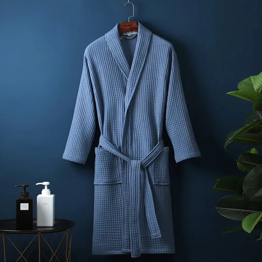 Unisex Plush Absorbent Dressing Gown Bathrobe