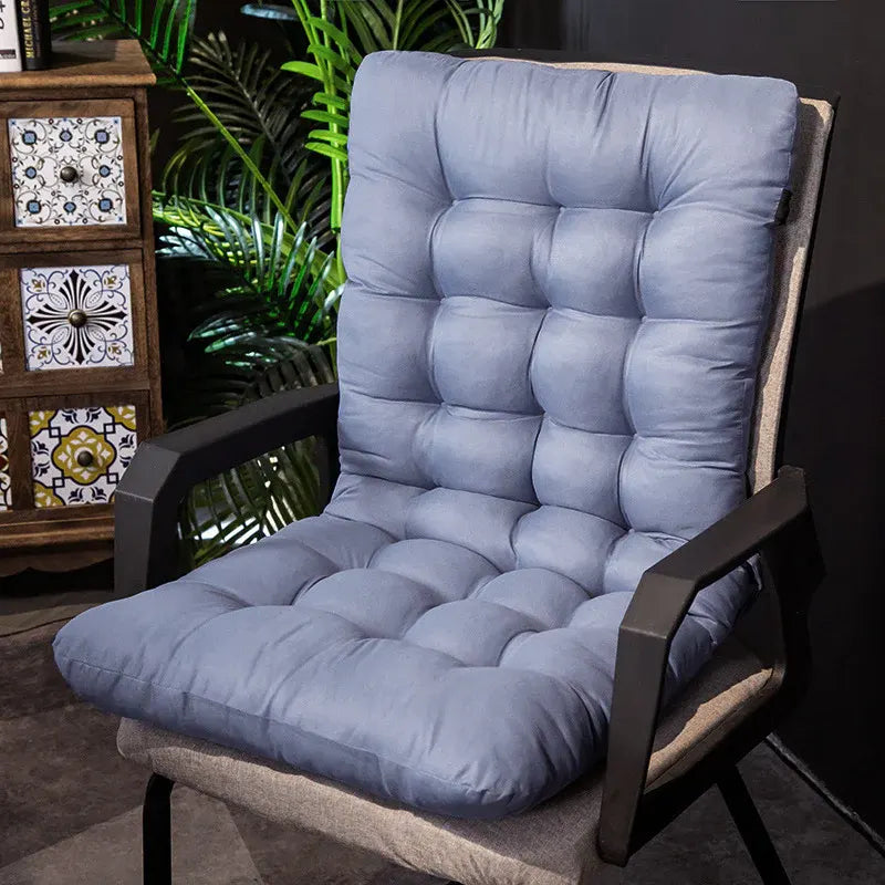 Weather-Resistant Polyester Seat Pad Cushion for Patio & Dining Chairs