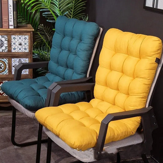 Weather-Resistant Polyester Seat Pad Cushion for Patio & Dining Chairs