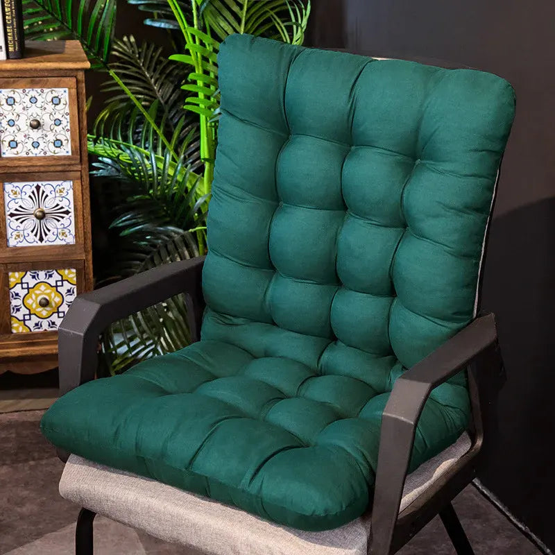 Weather-Resistant Polyester Seat Pad Cushion for Patio & Dining Chairs