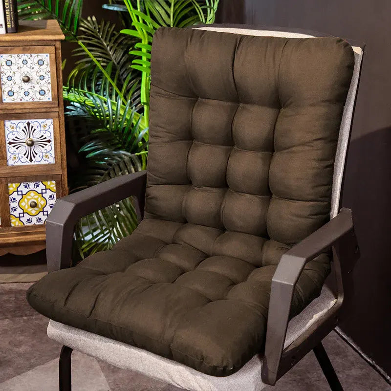 Weather-Resistant Polyester Seat Pad Cushion for Patio & Dining Chairs
