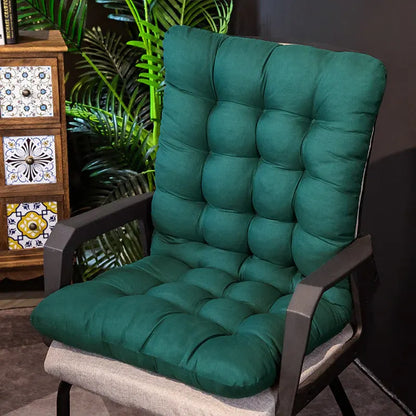 Weather-Resistant Polyester Seat Pad Cushion for Patio & Dining Chairs