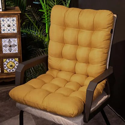 Weather-Resistant Polyester Seat Pad Cushion for Patio & Dining Chairs