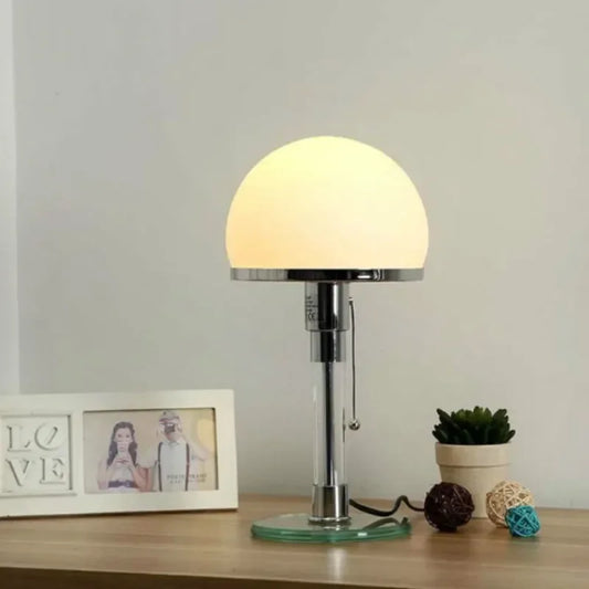Wilhelm Bauhaus Nordic Glass Table Lamp | Designer Lighting