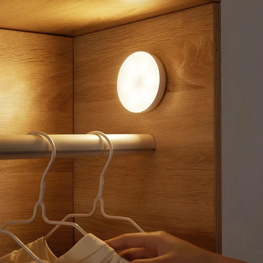 Wireless LED Motion Sensor Night Light for Hallways, Stairs & Bedrooms