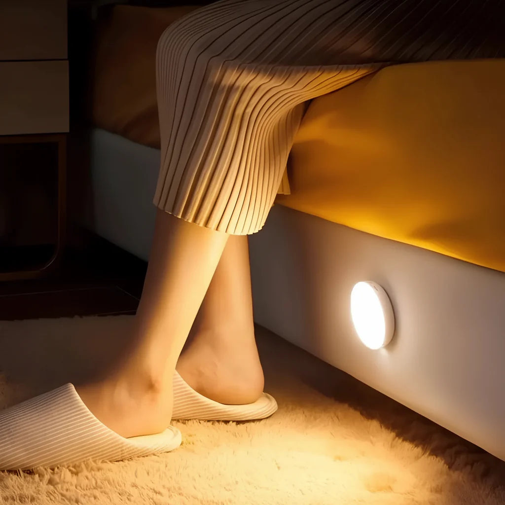 Wireless LED Motion Sensor Night Light for Hallways, Stairs & Bedrooms