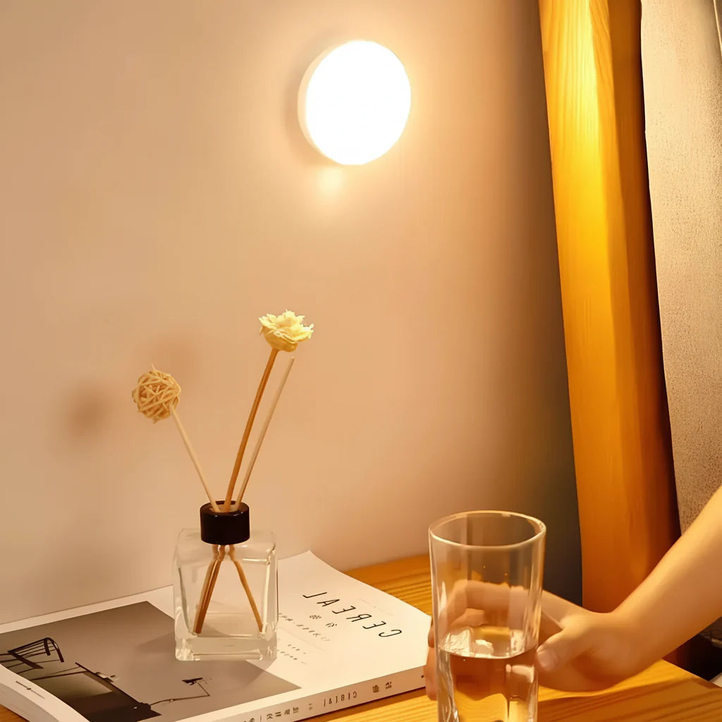 Wireless LED Motion Sensor Night Light for Hallways, Stairs & Bedrooms
