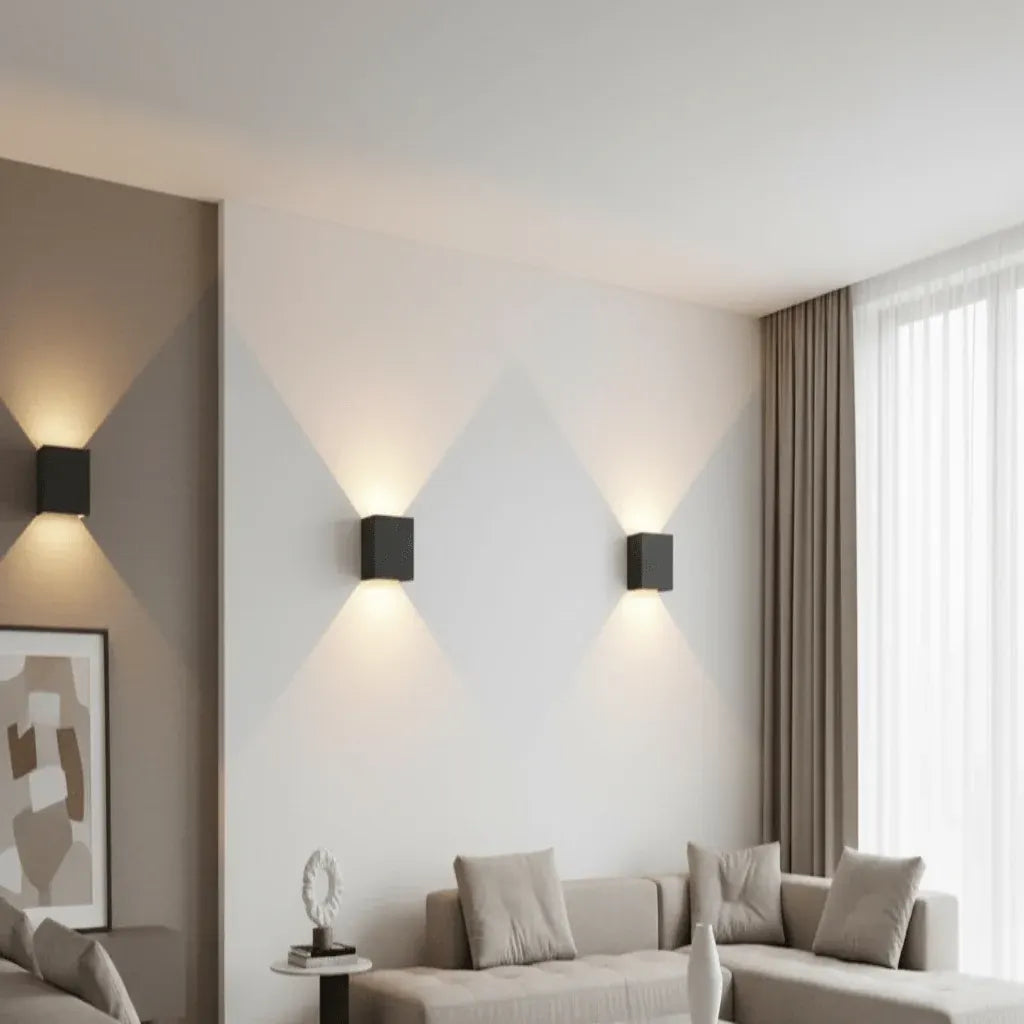 Wireless LED Wall Light with Adjustable Beam Angle