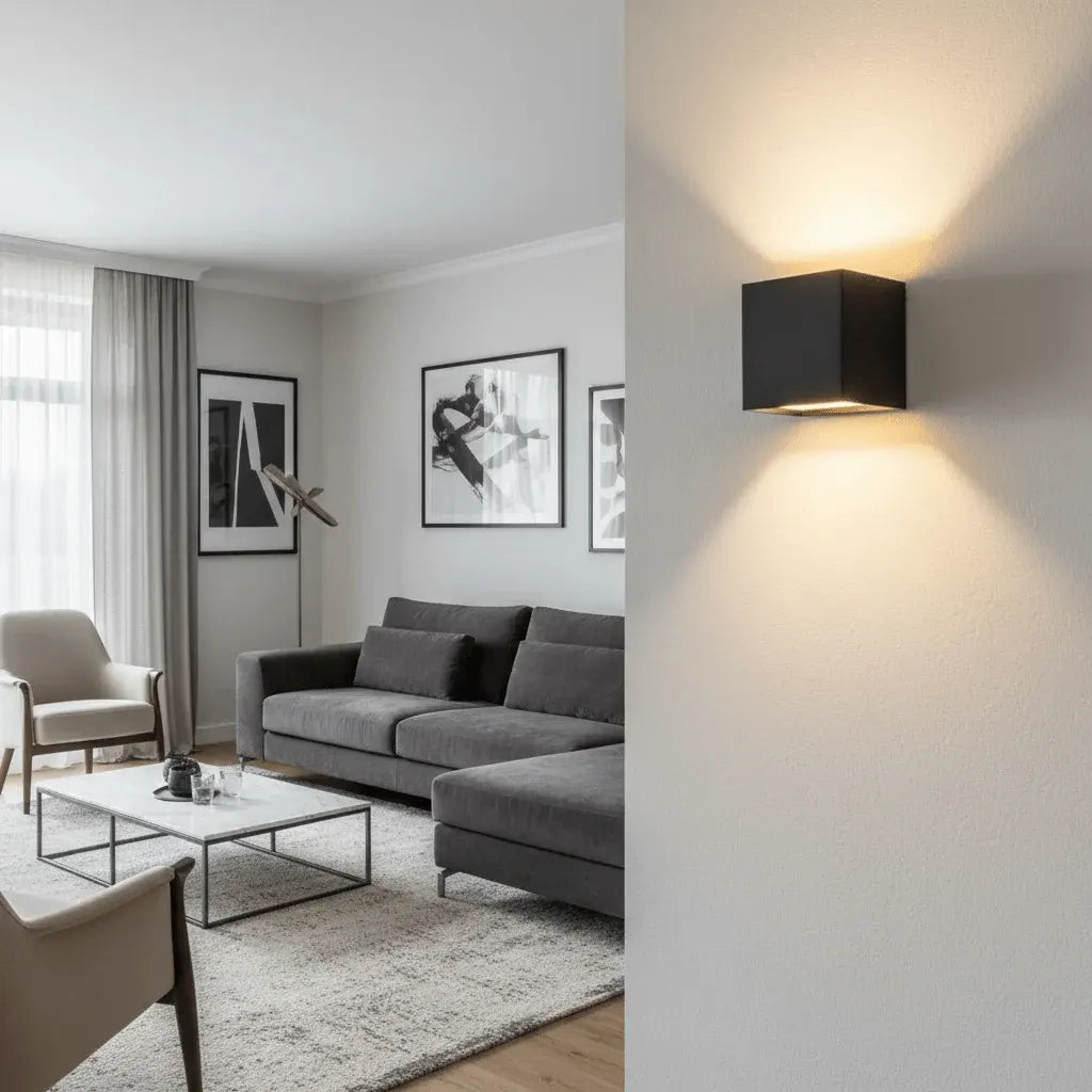 Wireless LED Wall Light with Adjustable Beam Angle