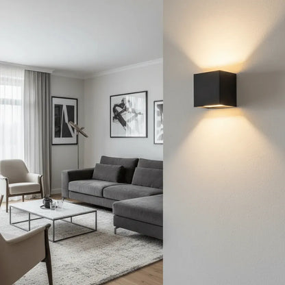 Wireless LED Wall Light with Adjustable Beam Angle