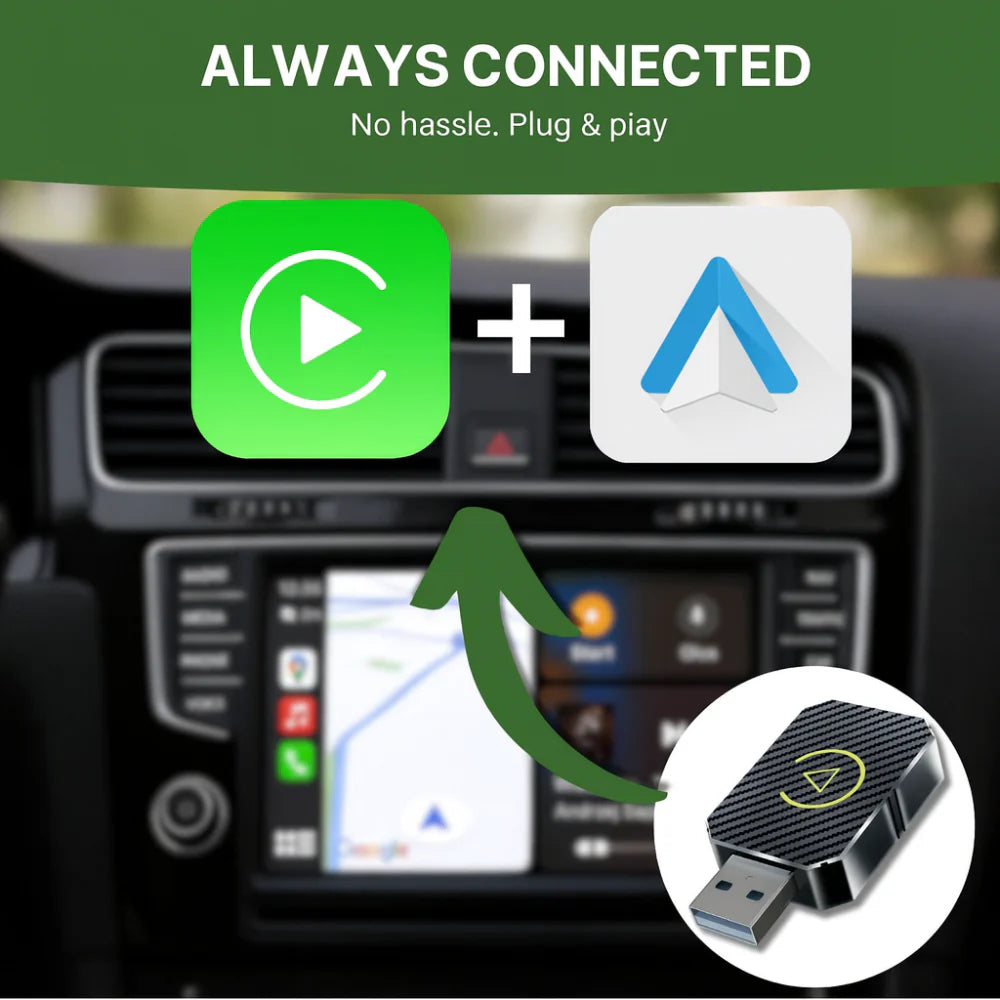Wireless USB Smartphone Integration Module for Car Vehicle Adapter