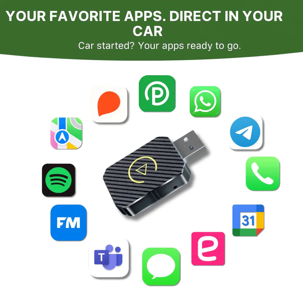 Wireless USB Smartphone Integration Module for Car Vehicle Adapter